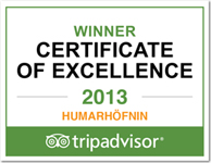 Humarhofnin Certificate Tripadvisor