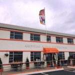 Restaurant flag is finally up